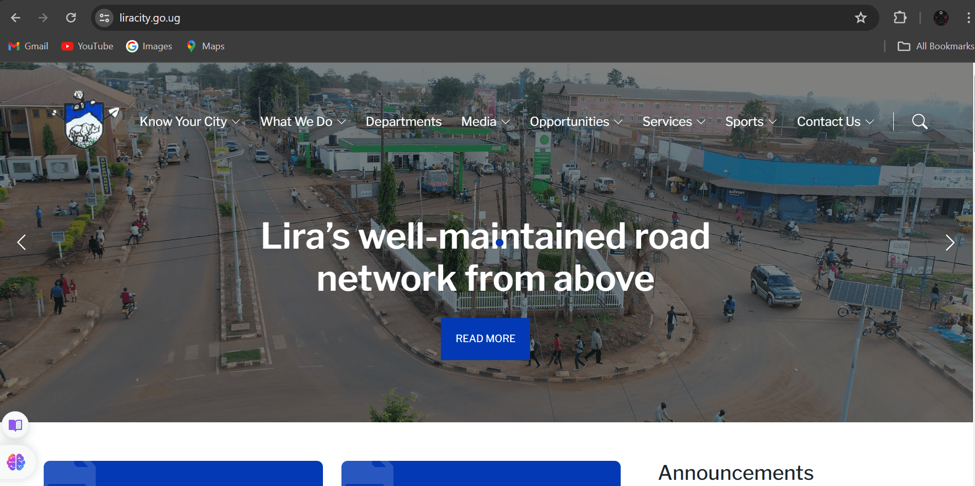 Lira City Website