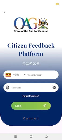 OAG Citizens' Feedback Platform